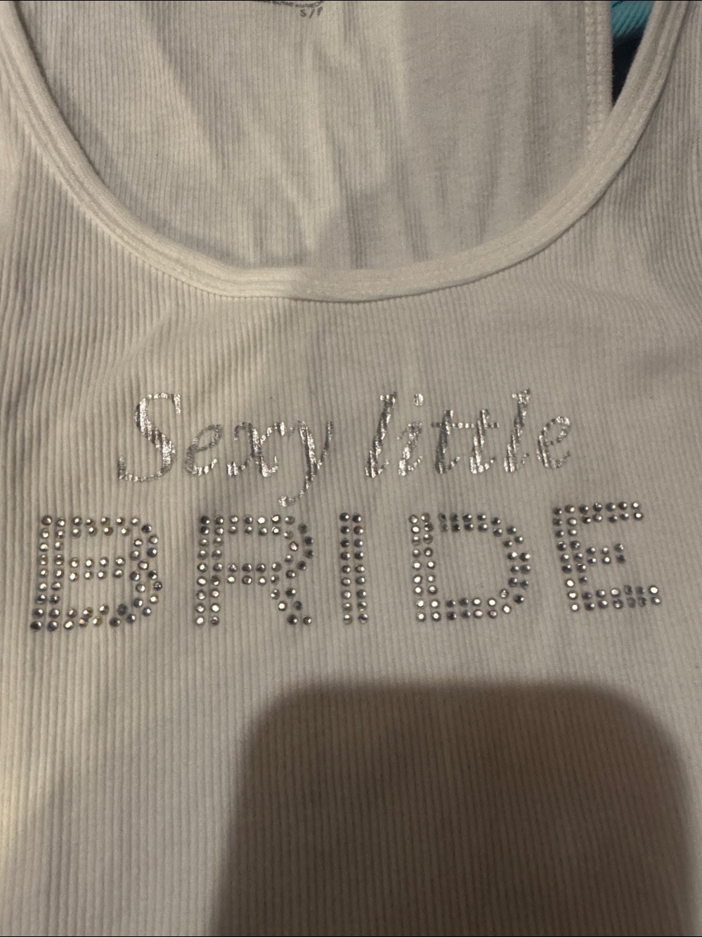 Sexy little bride tank top. - Picture 5 of 6